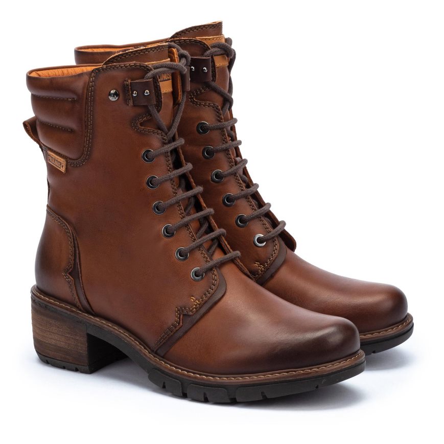 Women's Pikolinos SAN SEBASTIAN Ankle Boots Brown | NZ MQ02793